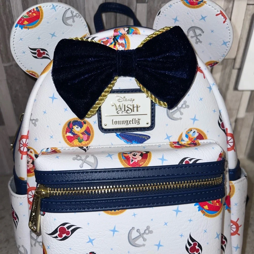 NWT Disney Wish Loungefly Mini Backpack – Disney Cruise Line - Picture 2 of 5